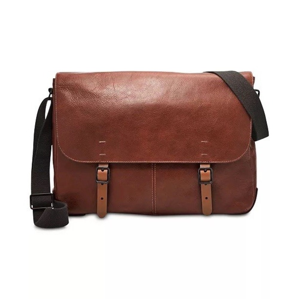 Fossil Men's‎ Buckner Leather Messenger Bag